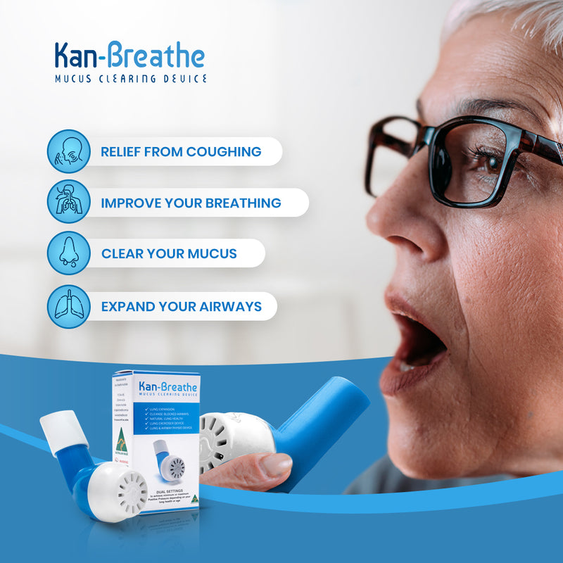 Kan-Breathe Mucus Clearing Device in White Kan-Breathe Mucus Clearing Device in White