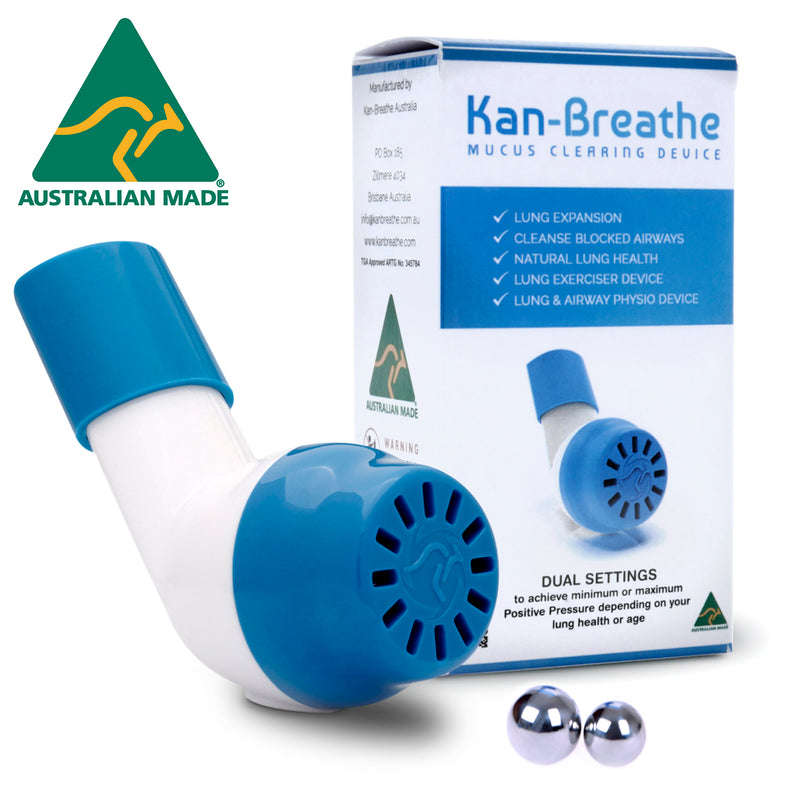 Kan-Breathe Mucus Clearing Device in White Kan-Breathe Mucus Clearing Device in White